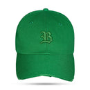 Boné Dad Hat Destroyed Verde Bandeira