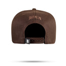 Boné Snapback Marrom Café Contra Aba Blue Sky