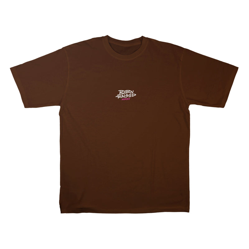 Camiseta Oversized Marrom Born Raised