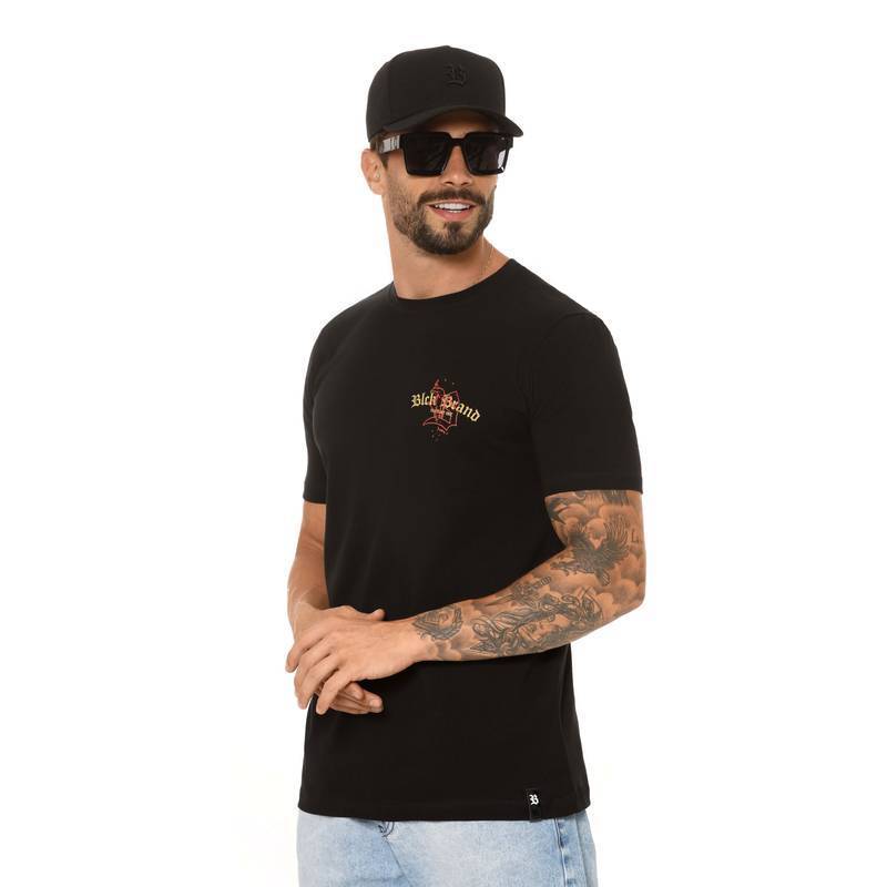 Camiseta Preta Contour B Brand
