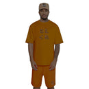 Conjunto Oversized Caramelo Logo Animal Print