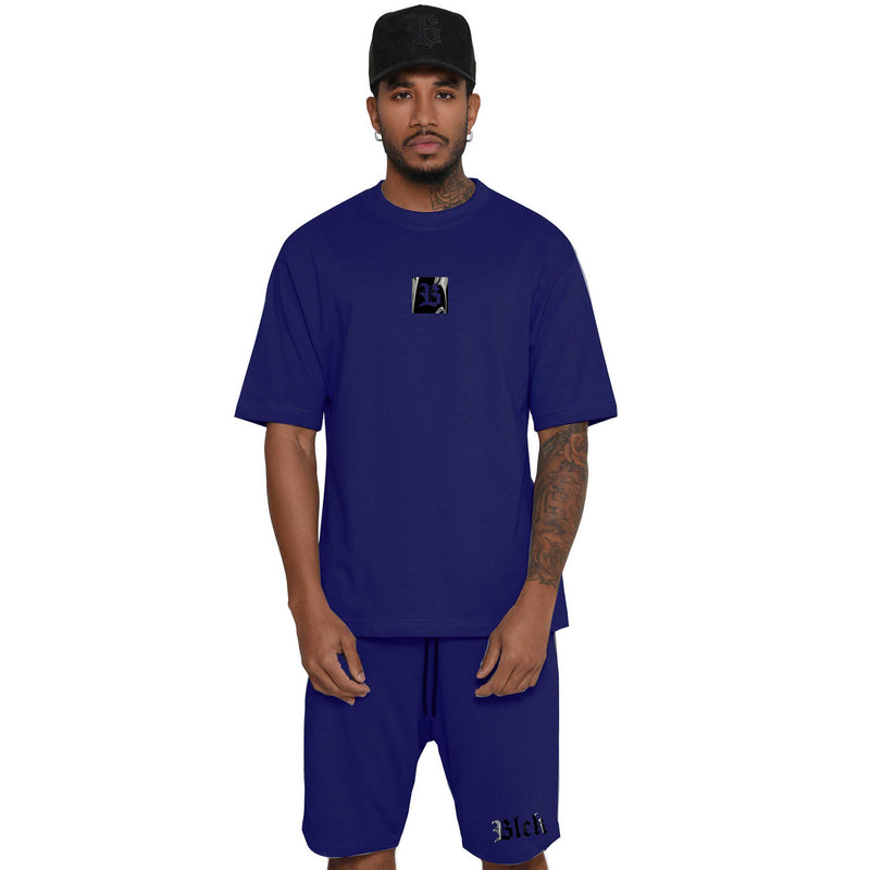 Conjunto Oversized Azul Marinho Logo Piano