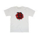 Camiseta Branca Flower Red