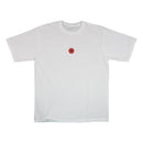 Camiseta Oversized Branca Hex Flower Red