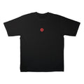 Camiseta Oversized Preta Hex Flower Red