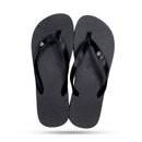 Chinelo Tradicional Preto B Branco Blck