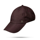 Boné Dad Hat Bordô Metal Silver
