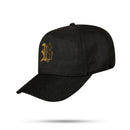 Boné Snapback Preto Mirror Gold