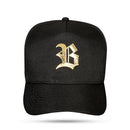Boné Snapback Preto Mirror Gold