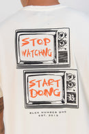 Camiseta Off White Stop And Start