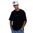 Camiseta Oversized Preta Angel Wings