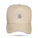 Boné Bege Snapback B Degradê Preto