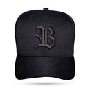 Boné Snapback Black to Red
