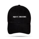 Boné Dad Hat Preto Aqui é Arueira - Evoney Fernandes