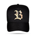 Boné Snapback Black Logo Holografic Gold