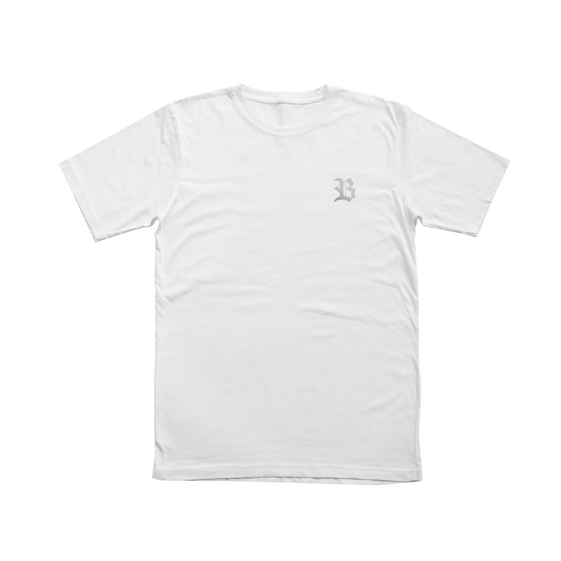 Camiseta Branca Logo Transparente