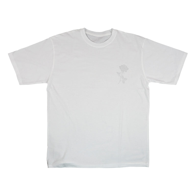 Camiseta Oversized Branca Flower Brand