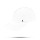 Boné Dad Hat Branco Basic Metal Prata
