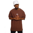 Camiseta Oversized Marrom Born Raised