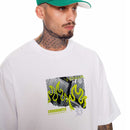 Camiseta Oversized Branca Fire Coordinates