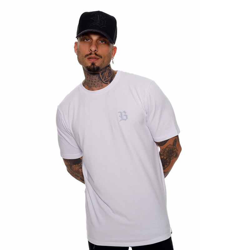 Camiseta Branca Logo Transparente