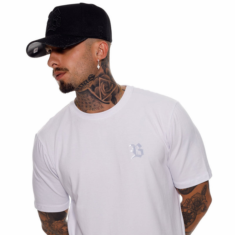 Camiseta Branca Logo Transparente