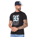 Camiseta Preta Blck Logo B Azul