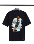Camiseta Charlie Brown Jr. - Oversized Preta "Só Pra Vadiar" - Blck Brasil