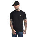 Camiseta Preta Logo B Degradê Verde Claro
