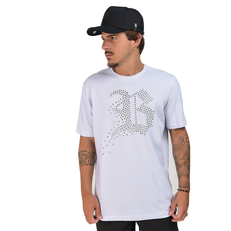Camiseta Branca Stone Stars