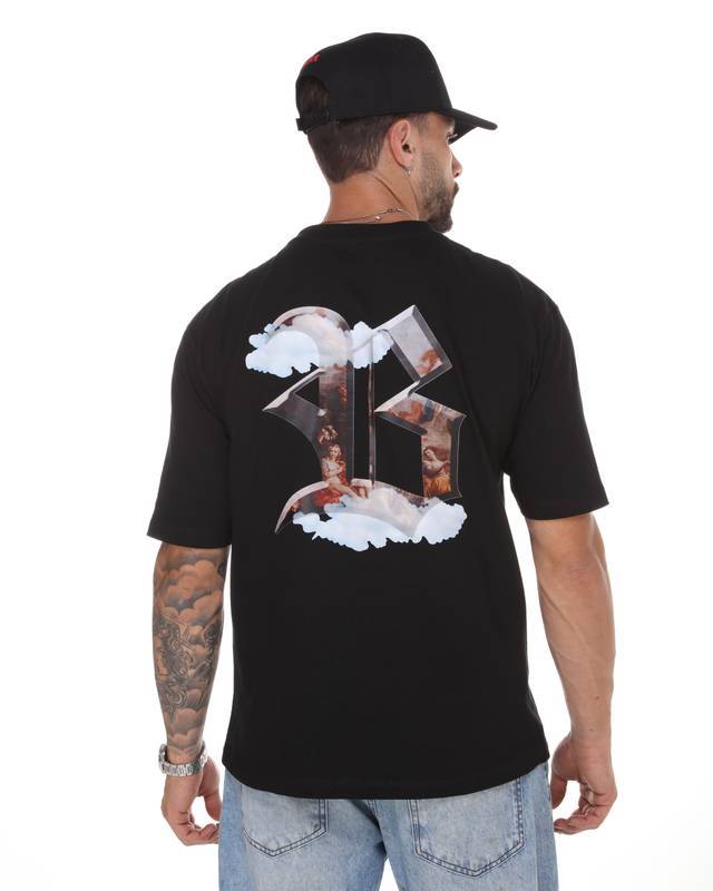 Camiseta Oversized All Black Cloud
