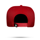 Boné Snapback Vermelho B Side Branco