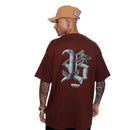 Camiseta Oversized Marrom Wings Monument