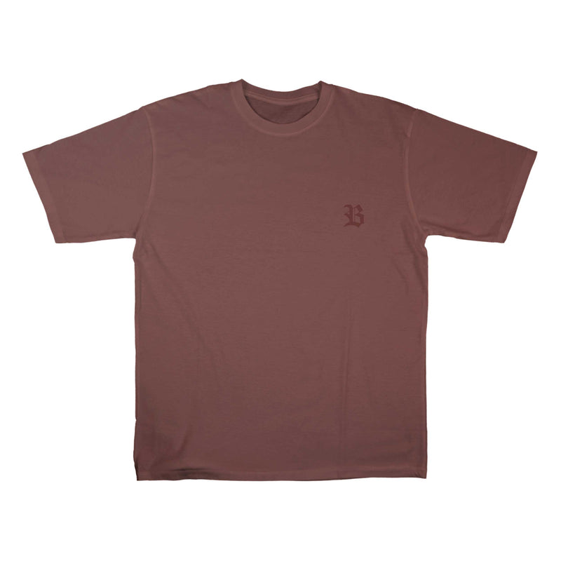 Camiseta Oversized Marrom Logo Bordado
