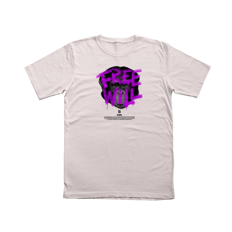 Camiseta Off White Free Will Monkey