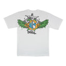 Camiseta Oversized BLCK Branca "Vai Brasil"