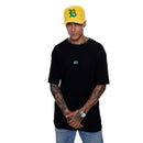 Camiseta Oversized BLCK Preta "Vai Brasil"