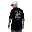 Camiseta Oversized Preta Wings Monument