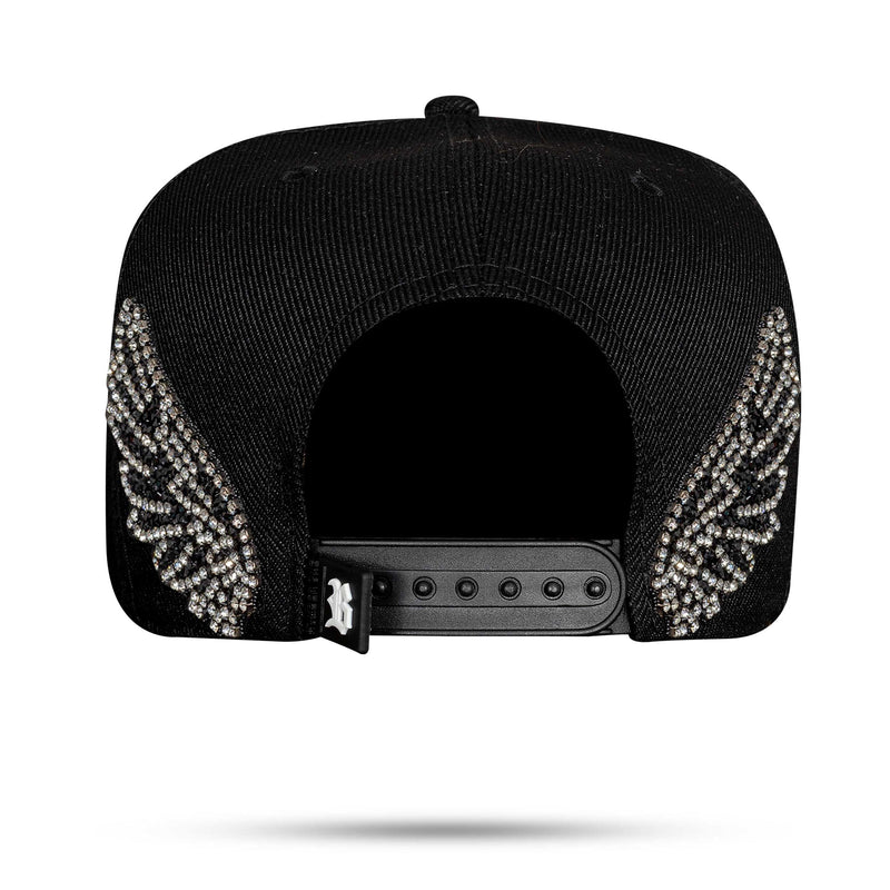 Boné Preto Snapback Wings Limited Basic
