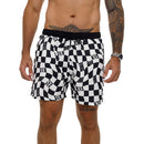 Shorts Praia Preto e Branco Effect