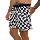 Shorts Praia Preto e Branco Effect