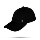 Boné Dad Hat Preto Basic Metal Dourado