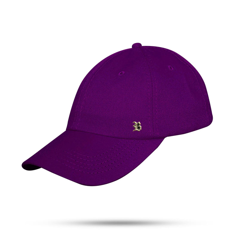 Boné Dad Hat Roxo Basic Metal Dourado