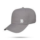 Boné Snapback Cinza B Side Branco