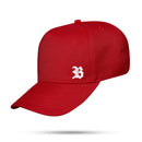 Boné Snapback Vermelho B Side Branco