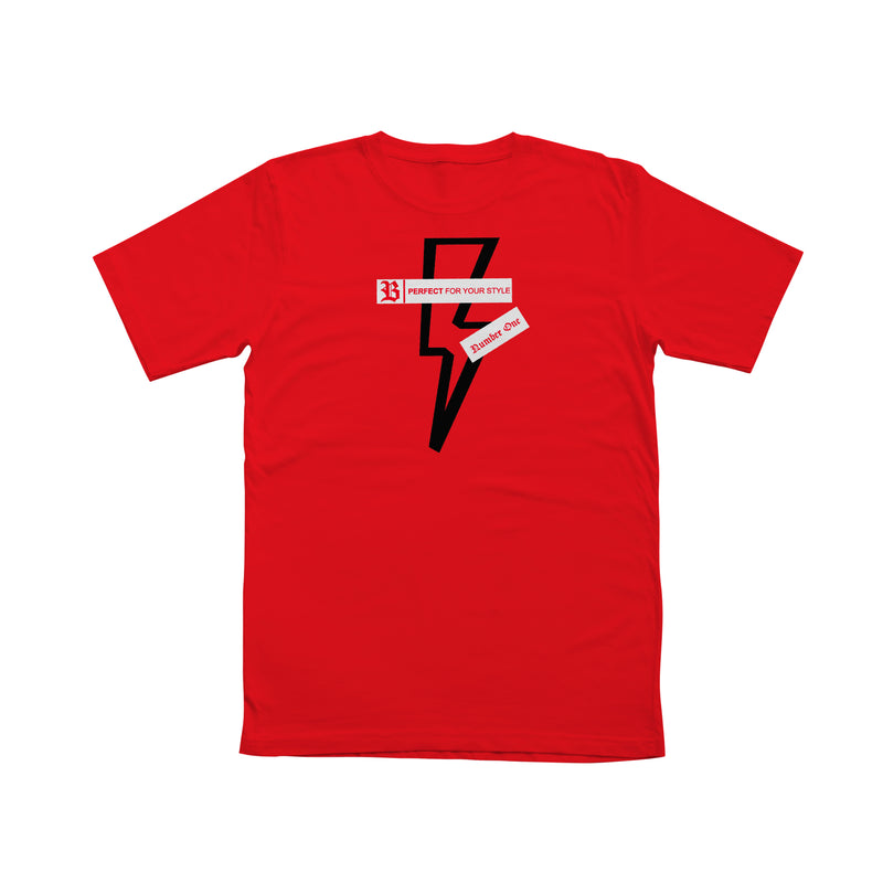 Camiseta Vermelha Raio Perfect For You Style