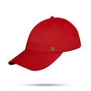 Boné Dad Hat Vermelho Basic Metal Prata