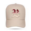 Boné Snapback Bege Contour Degradê Vinho