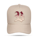 Boné Snapback Bege Contour Degradê Vinho