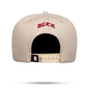 Boné Snapback Bege Contour Degradê Vinho